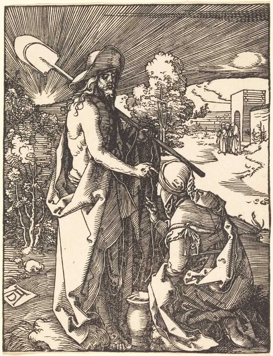 Christ Appearing to Mary Magdalene by Albrecht Dürer
