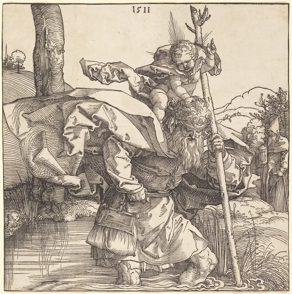 Saint Christopher by Albrecht Dürer