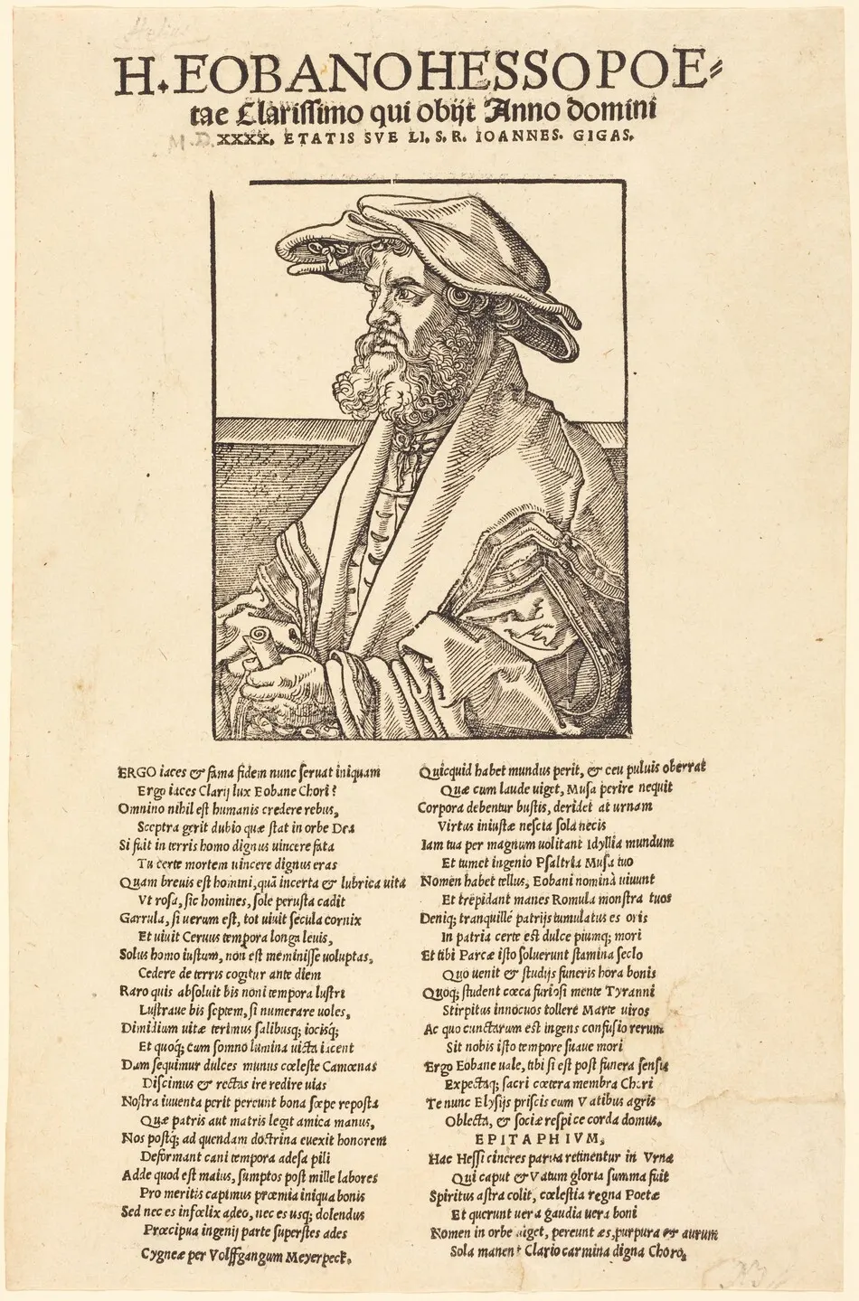 Eobanus Hess by Albrecht Dürer