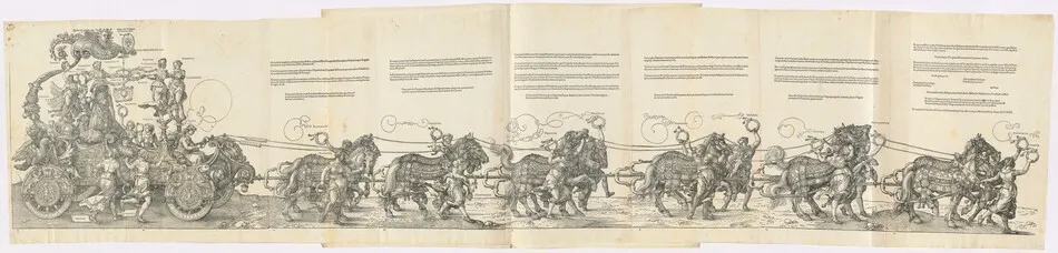 The Triumphal Chariot of Maximilian I (The Great Triumphal Car) by Albrecht Dürer