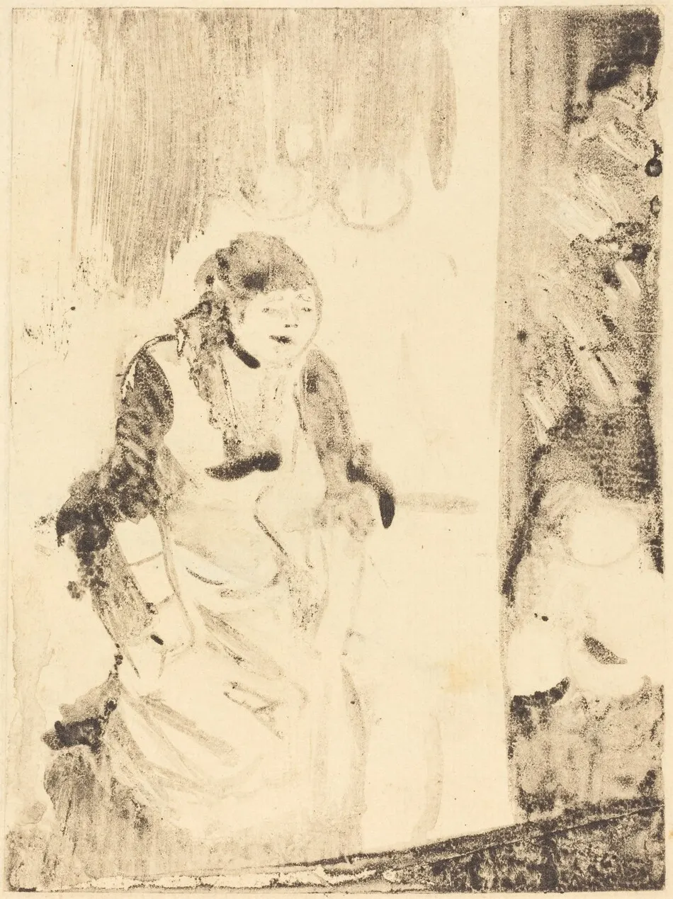 Mlle Bécat by Edgar Degas