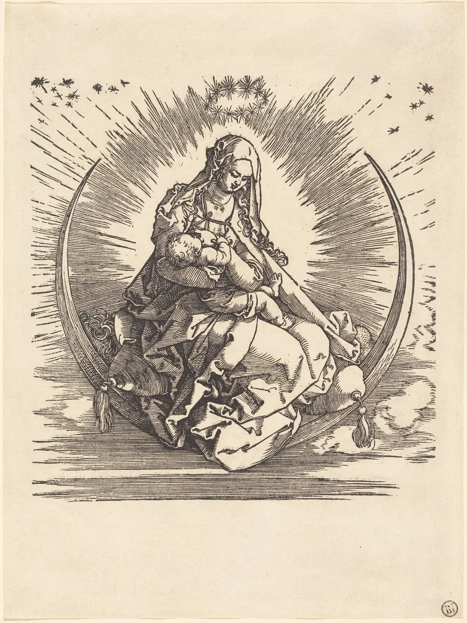 The Madonna on the Crescent by Albrecht Dürer