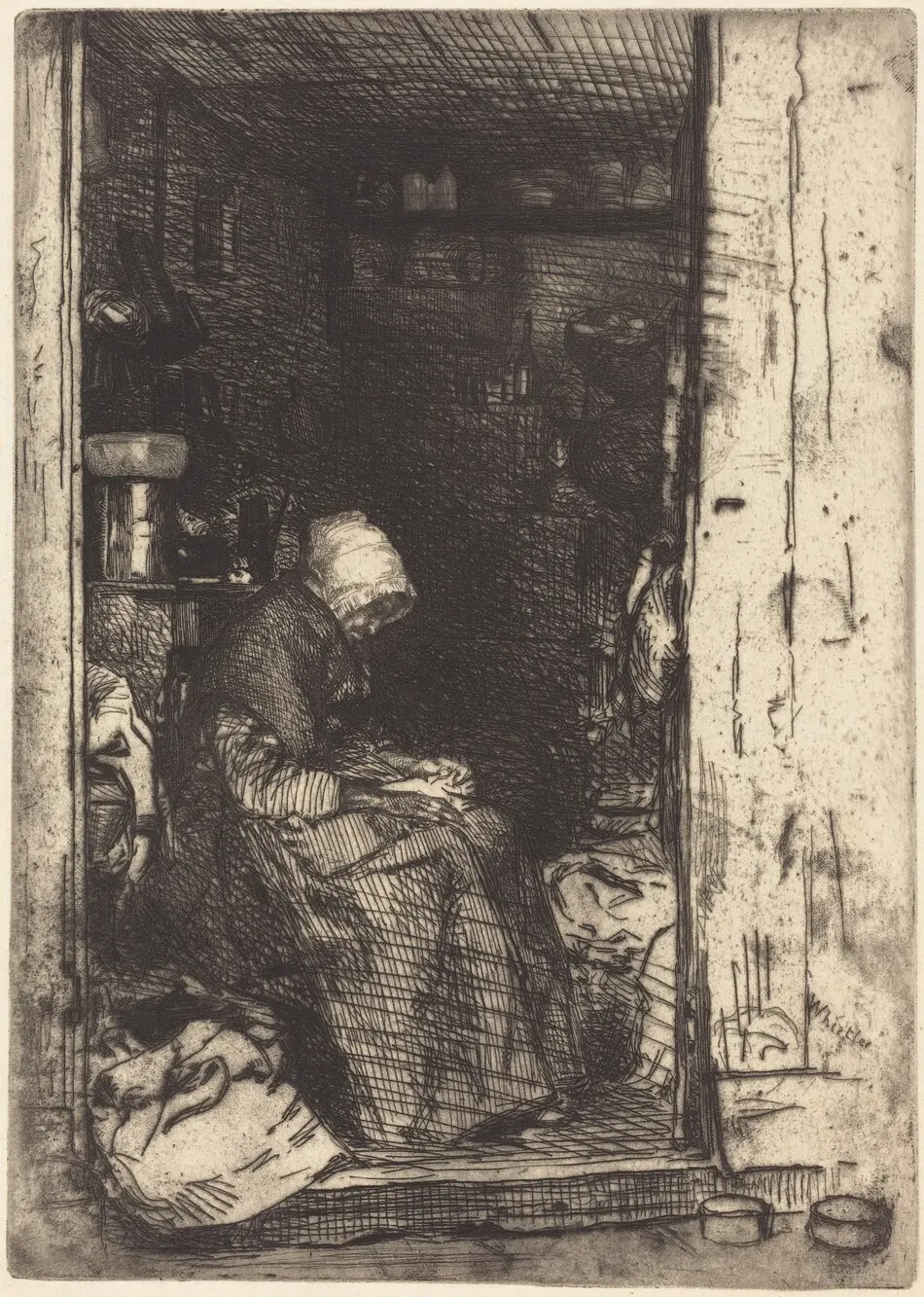 La Vieille aux Loques by James McNeill Whistler