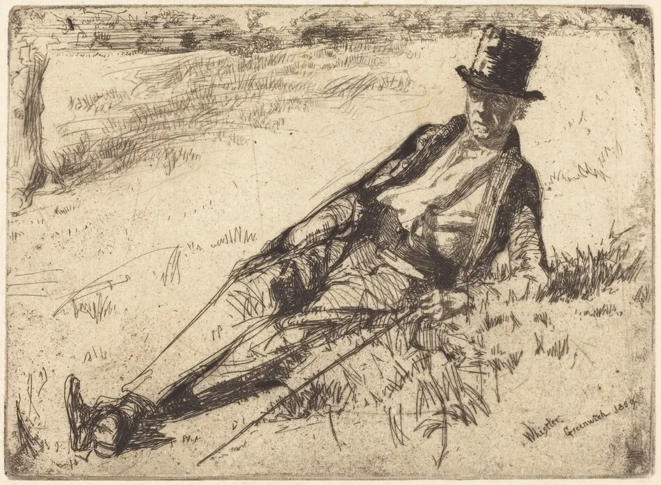 Greenwich Pensioner by James McNeill Whistler
