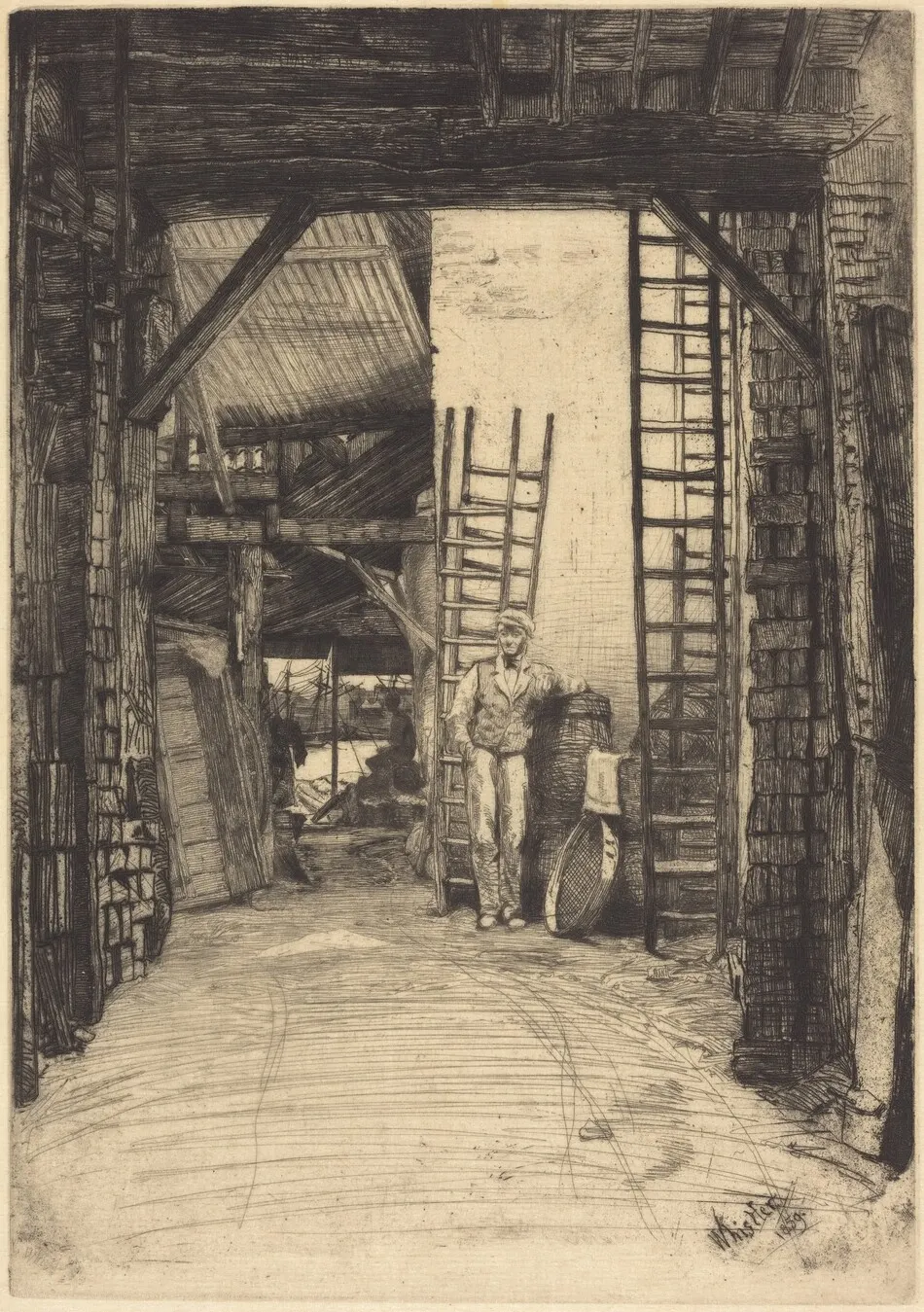 The Lime-Burner by James McNeill Whistler