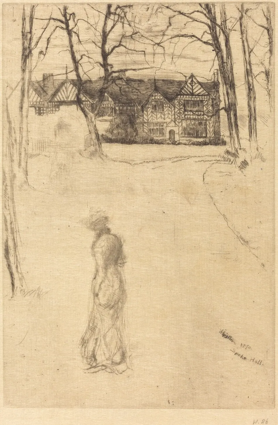 Speke Hall, No.1 by James McNeill Whistler