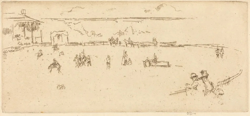 Bucking Horse by James McNeill Whistler