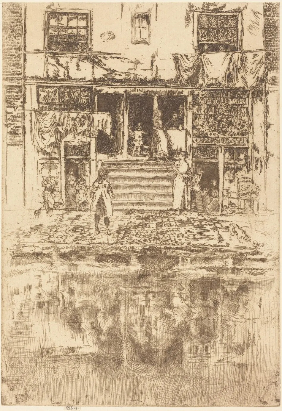 The Steps, Amsterdam by James McNeill Whistler