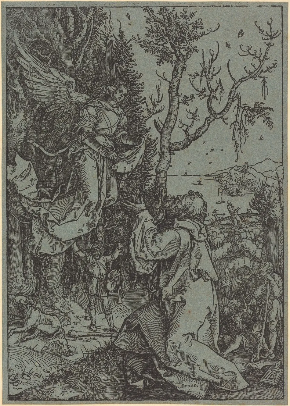 Joachim and the Angel by Albrecht Dürer