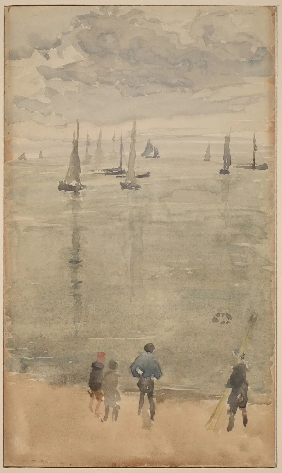 Violet [Note?]...The Return of the Fishing Boats by James McNeill Whistler