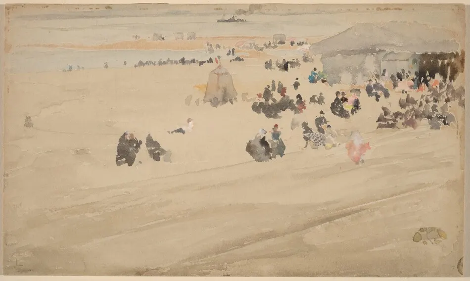 Beach Scene by James McNeill Whistler