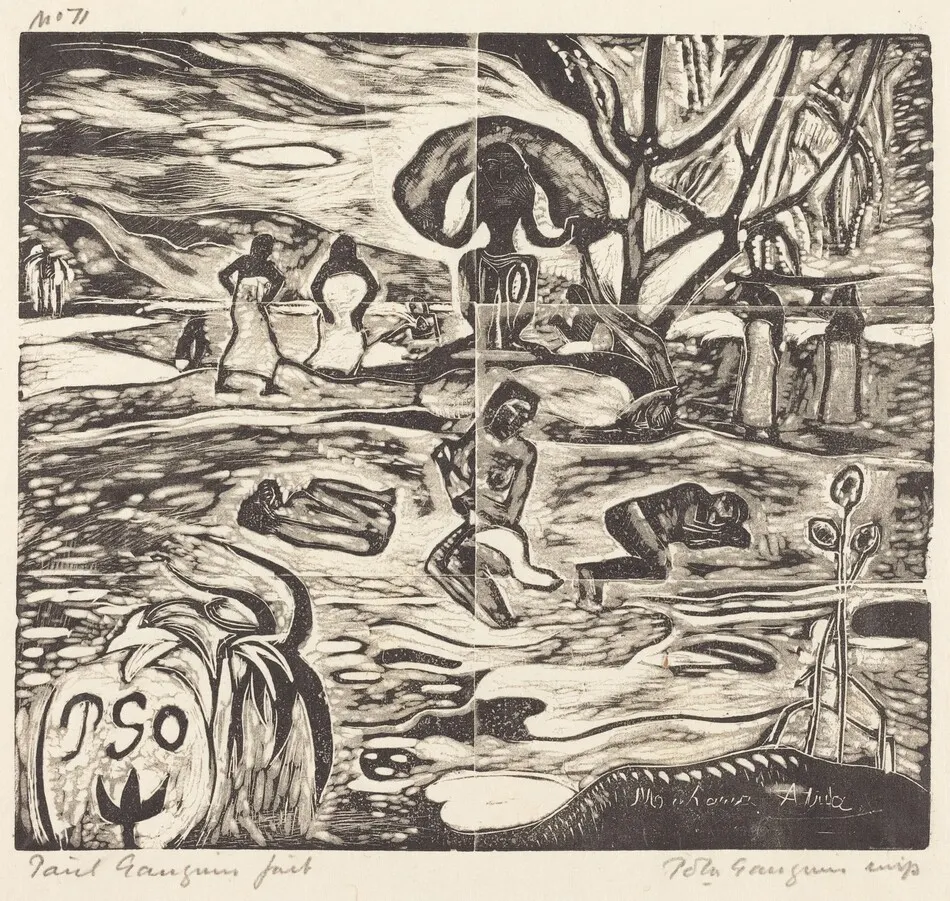 Mahana Atua (Day of the Gods) by Paul Gauguin