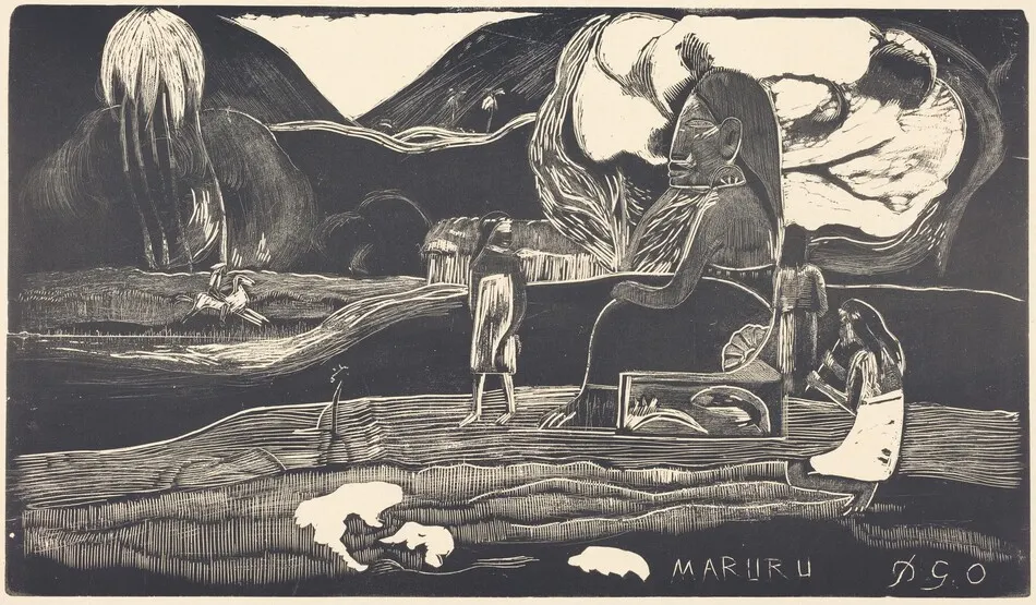 Maruru (Thank You) by Paul Gauguin
