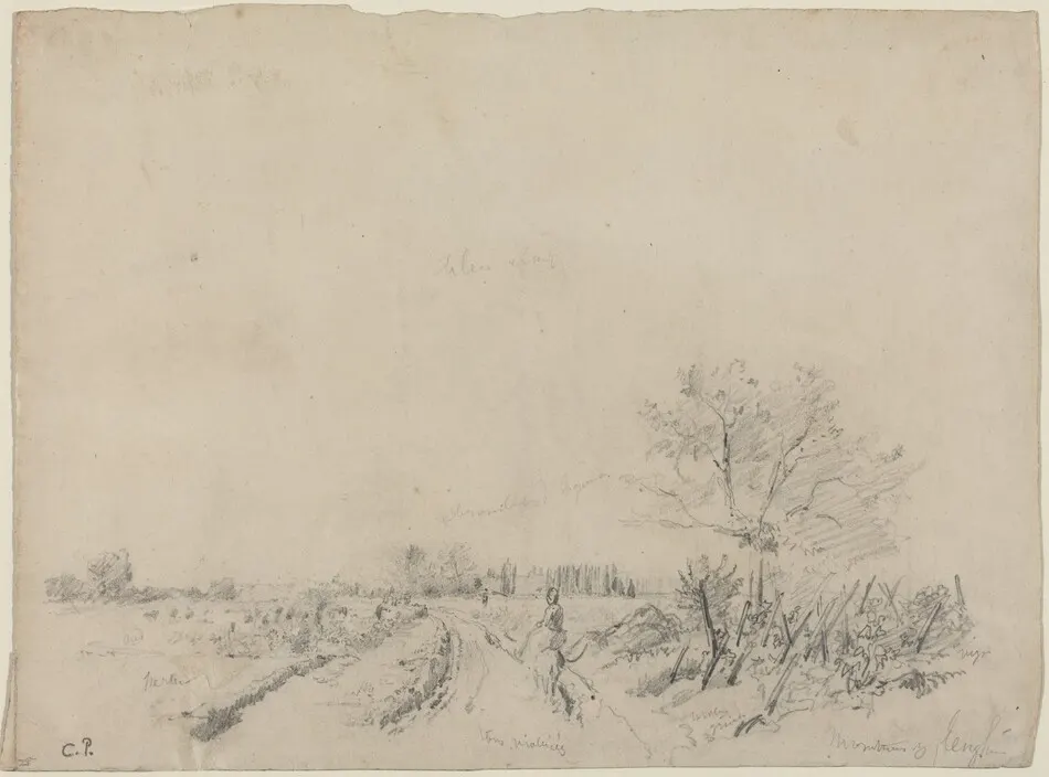 Montmorency Road by Camille Pissarro
