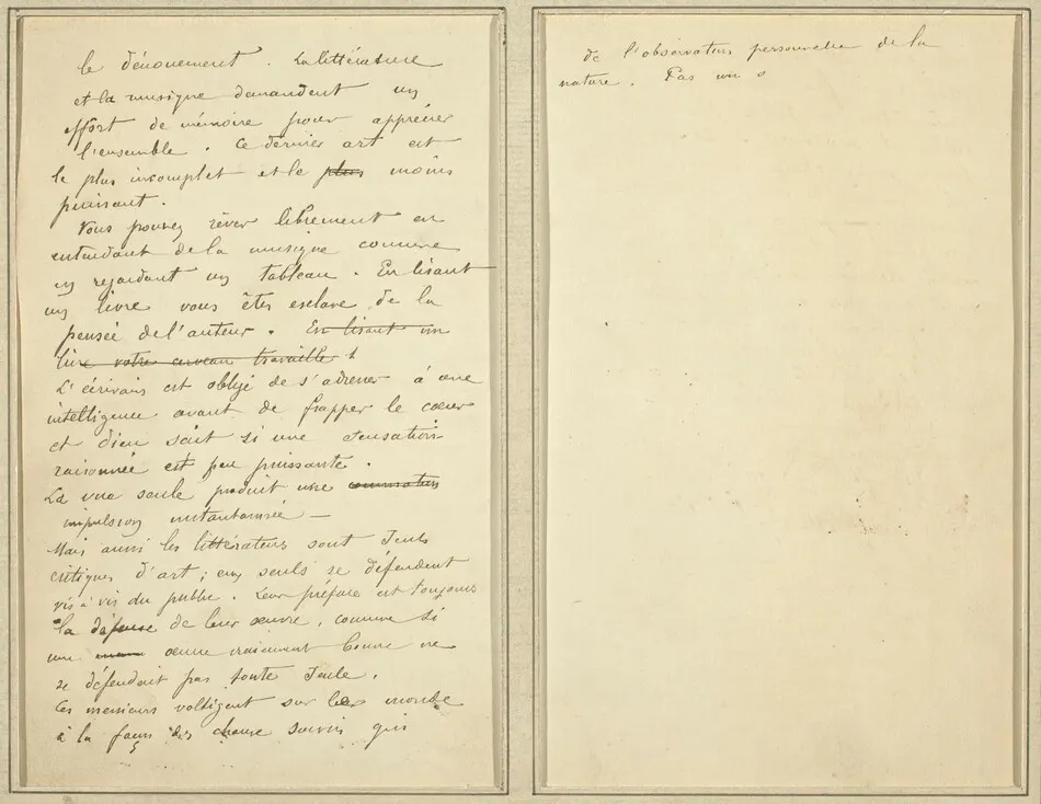 Manuscript Pages [verso] by Paul Gauguin