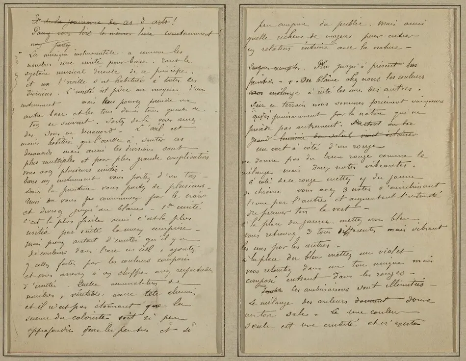 Manuscript Pages [recto] by Paul Gauguin