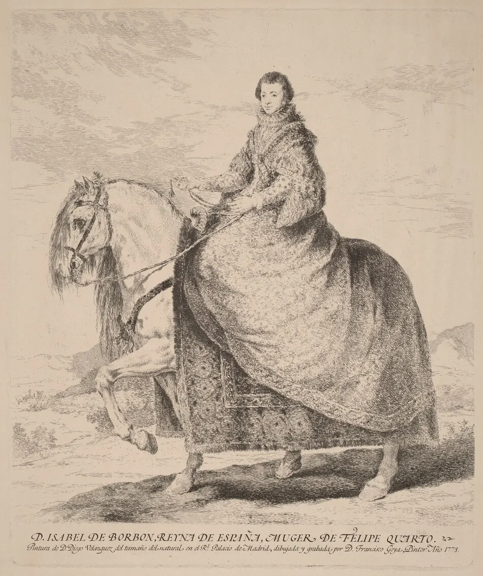 Isabel de Borbon by Francisco Goya