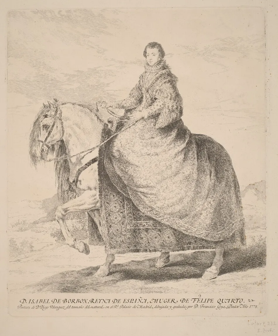 Isabel de Borbon by Francisco Goya