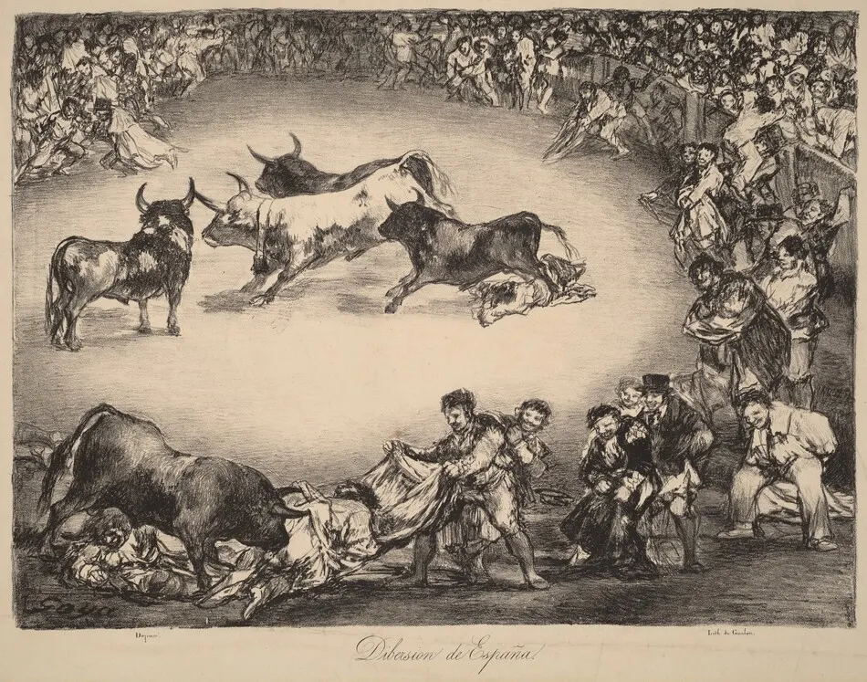 Dibersion de España (Spanish Entertainment) by Francisco Goya