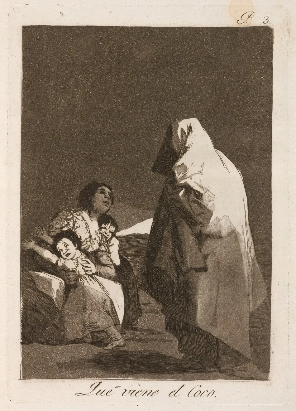 Que viene el coco (Here Comes the Bogey-Man) by Francisco Goya