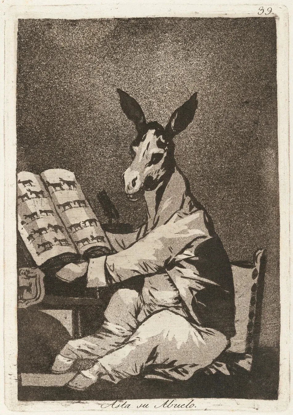 Asta su abuelo (And So Was His Grandfather) by Francisco Goya
