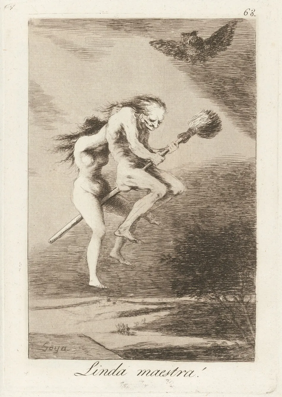 Linda maestra! (Pretty Teacher!) by Francisco Goya