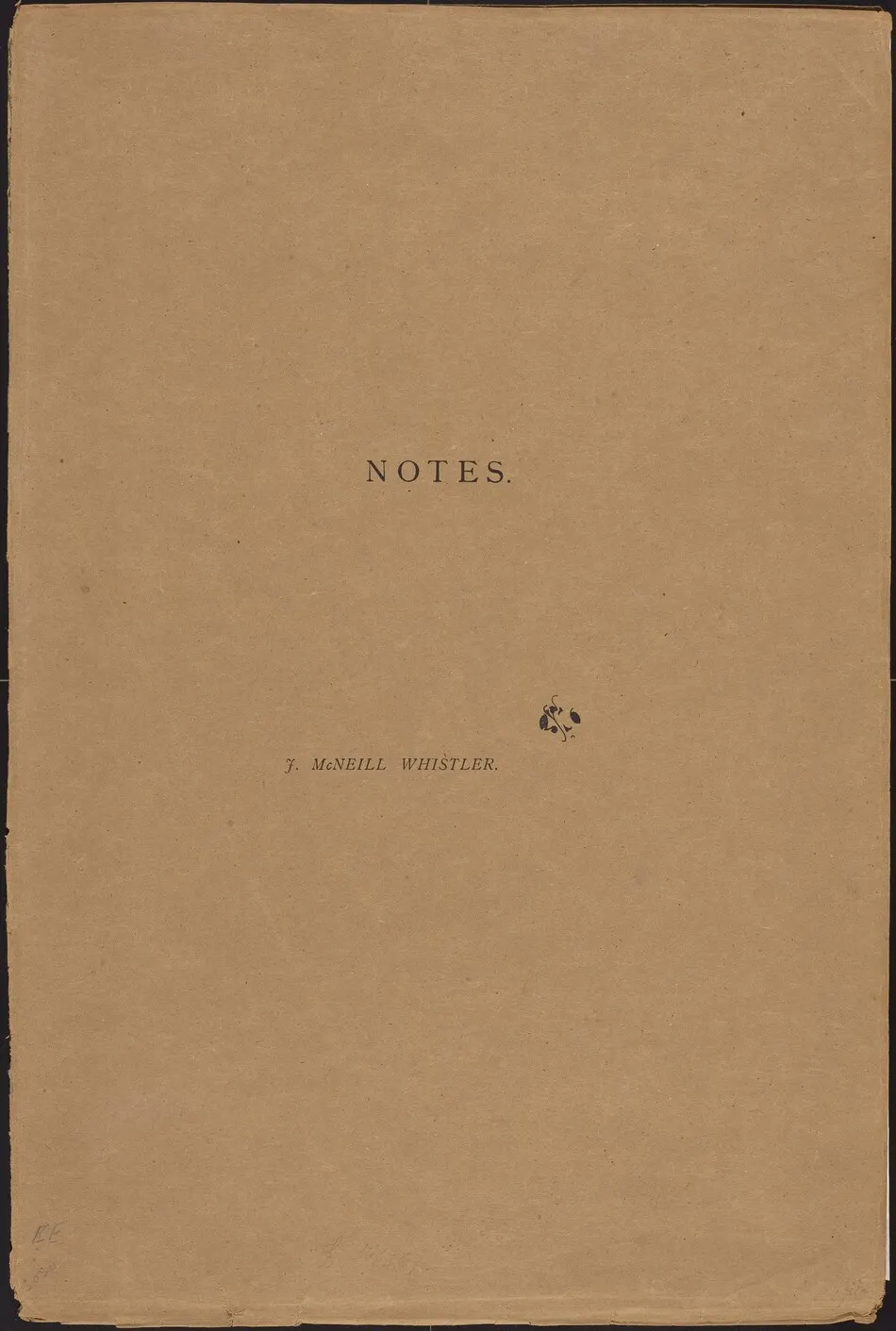 Notes by James McNeill Whistler