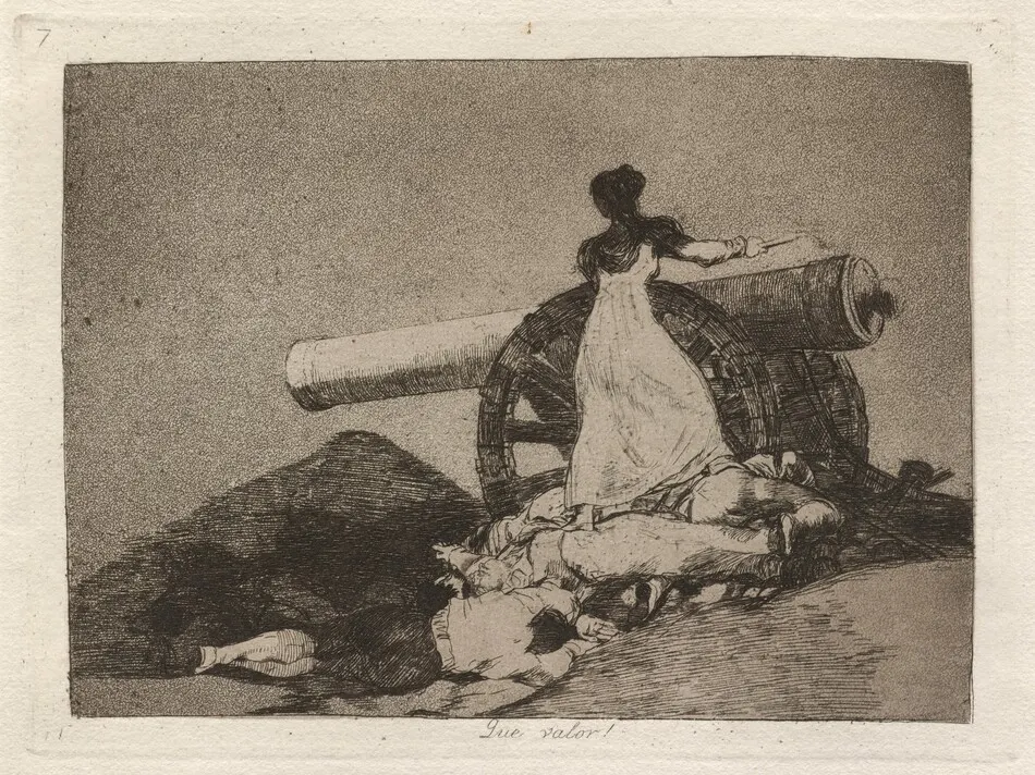 Que valor! (What Courage!) by Francisco Goya