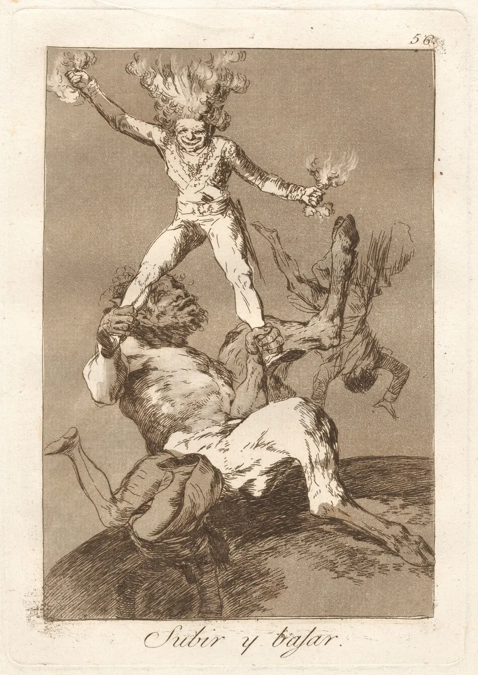 Subir y bajar (To Rise and To Fall) by Francisco Goya