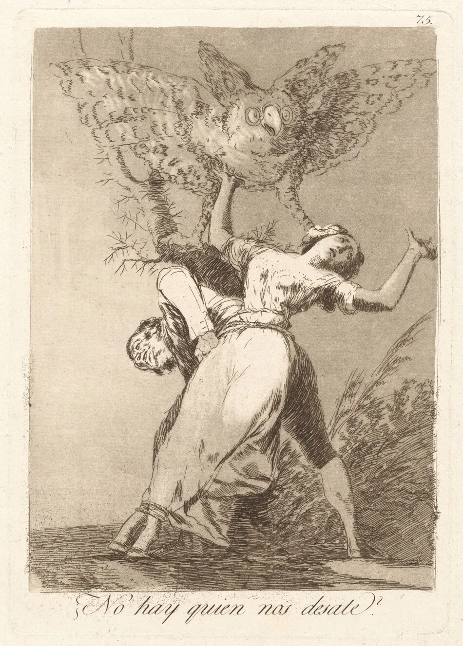 No hay quien nos desate? (Can't Anyone Untie Us?) by Francisco Goya