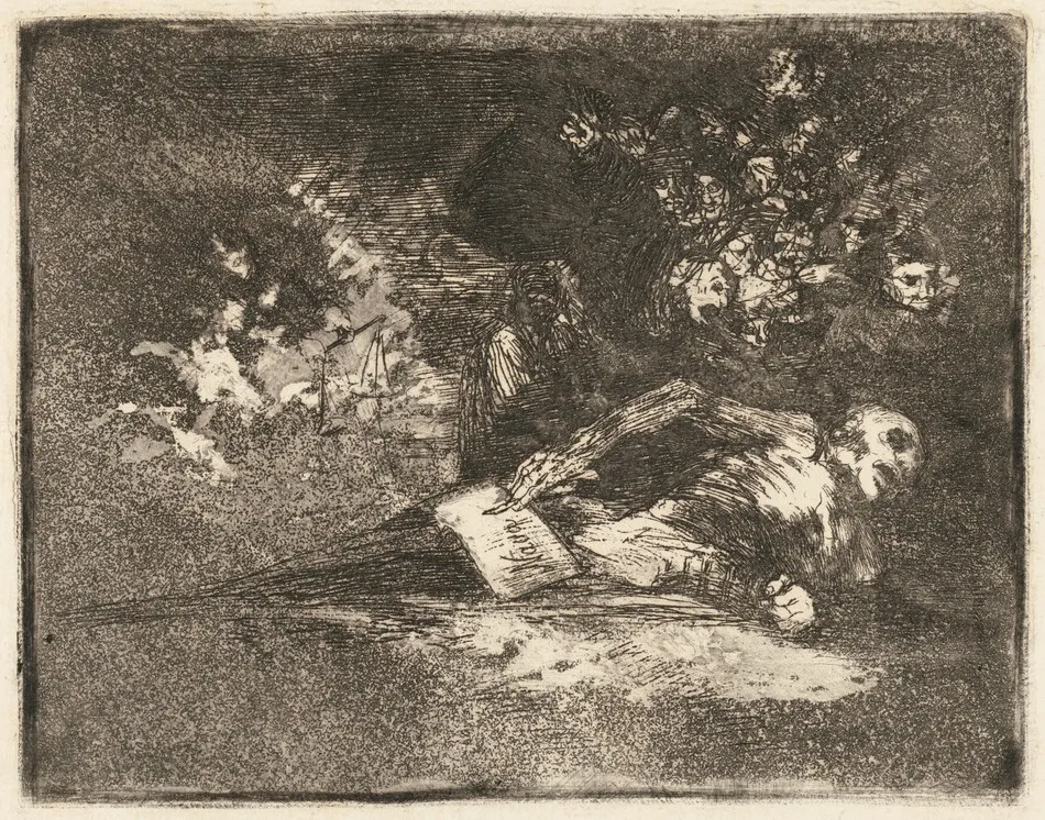 Nada (Nothing) by Francisco Goya