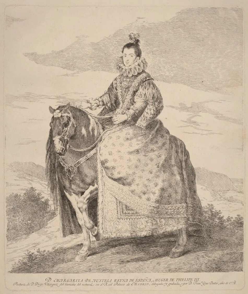 Margarita de Austria by Francisco Goya
