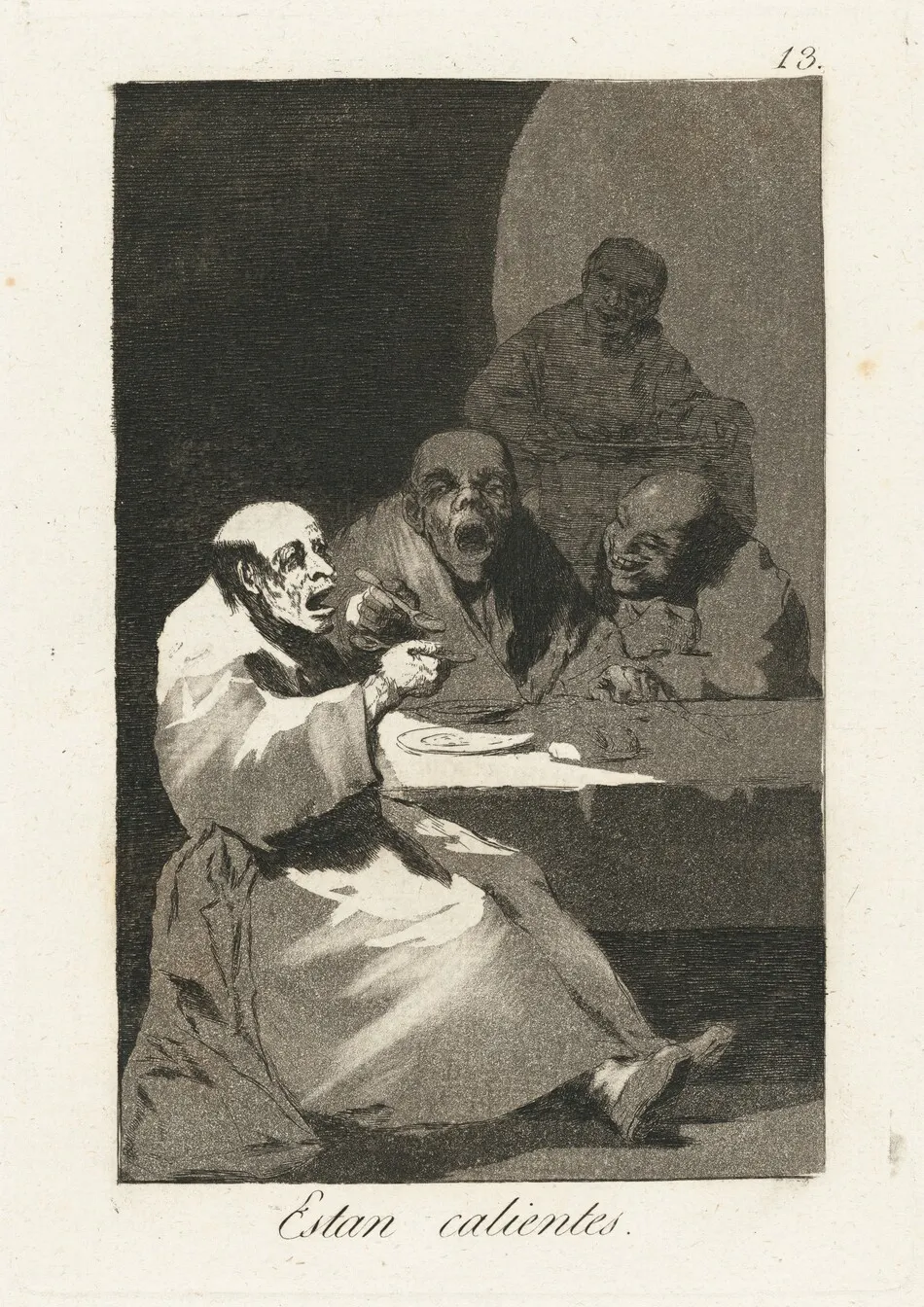 Estan Calientes (They Are Hot) by Francisco Goya