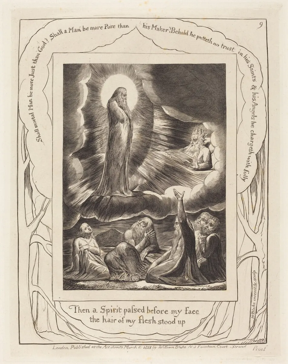The Vision of Eliphaz by William Blake