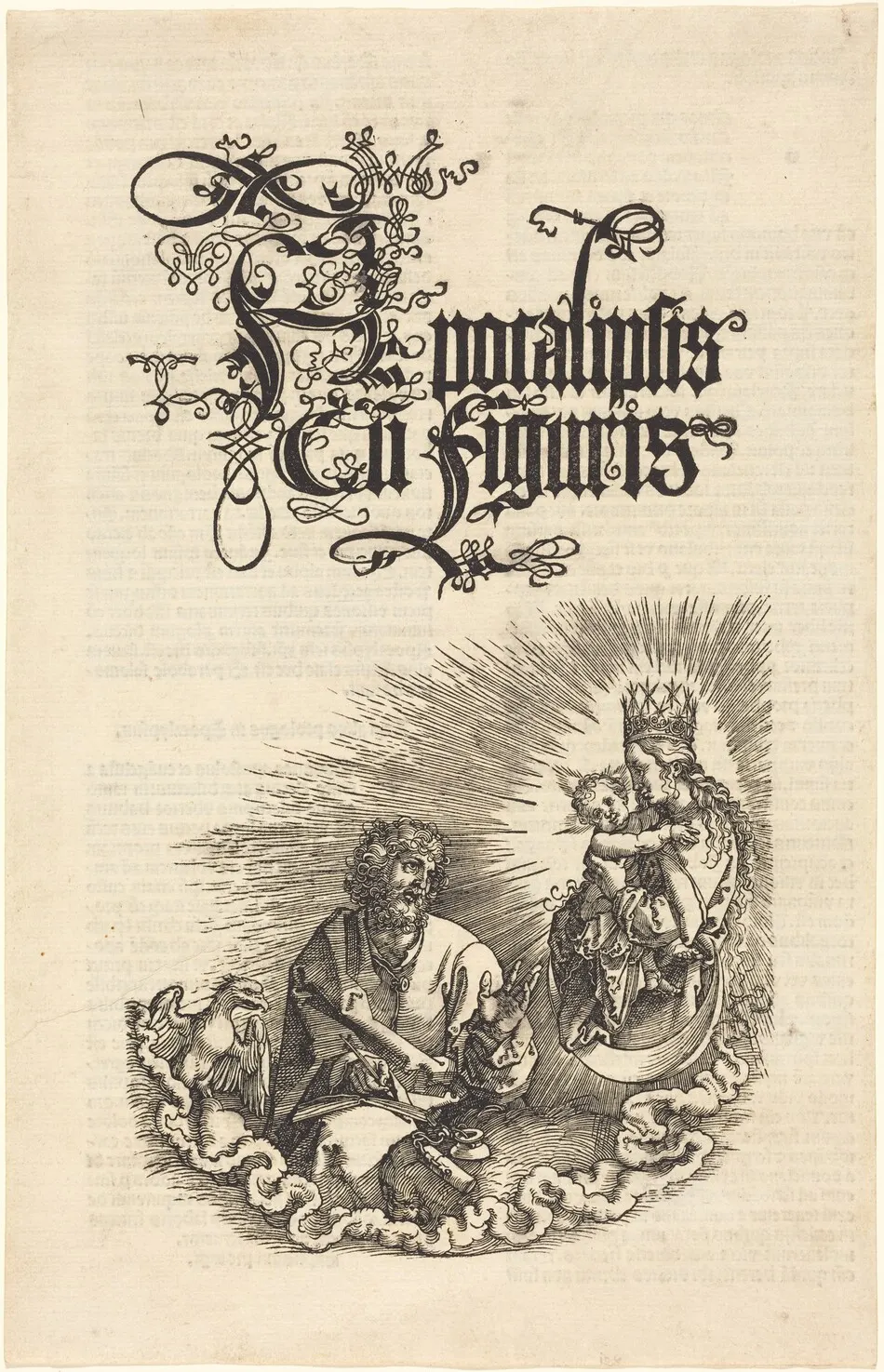 The Virgin Appearing to Saint John by Albrecht Dürer