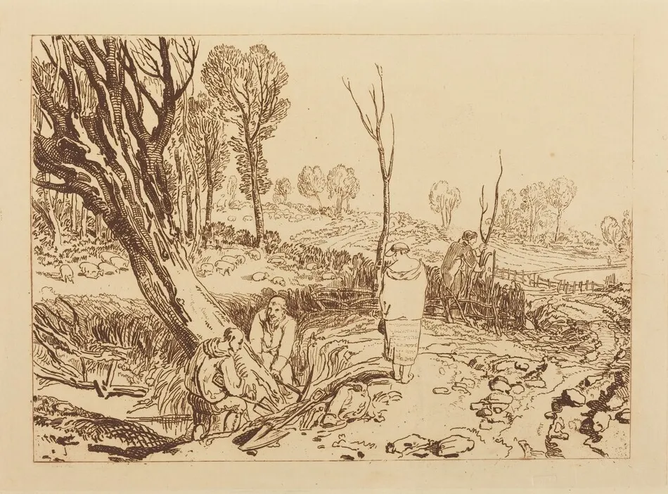 Hedging and Ditching by J.M.W. Turner