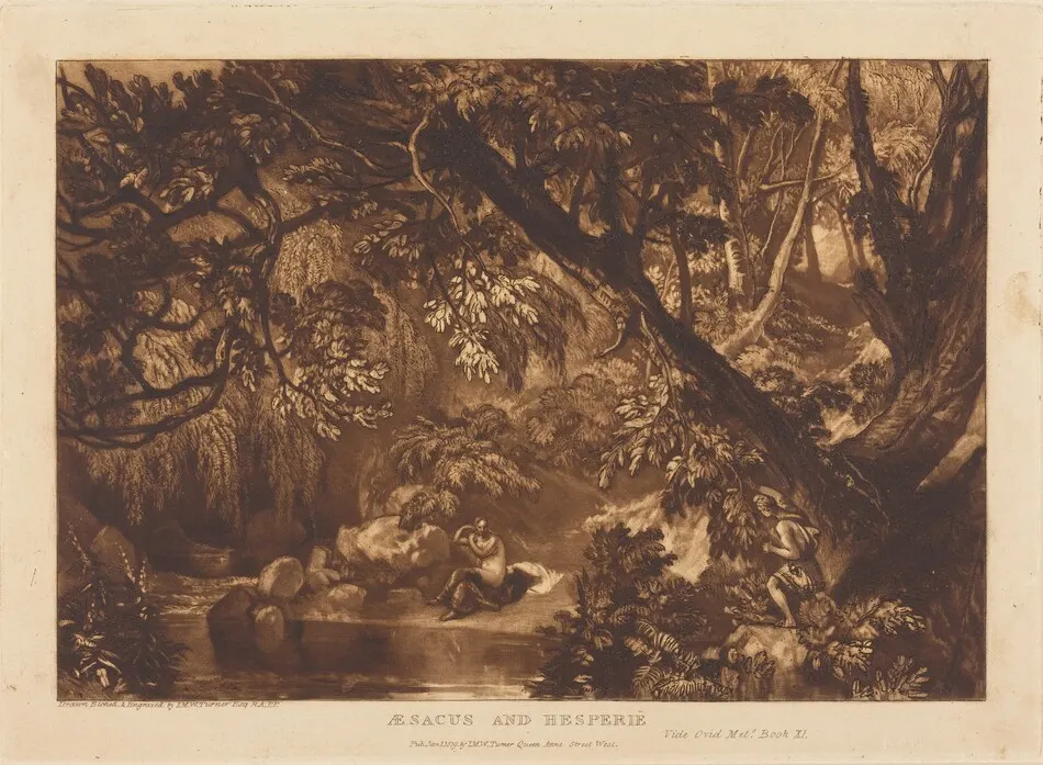 Aesacus and Hesperie by J.M.W. Turner