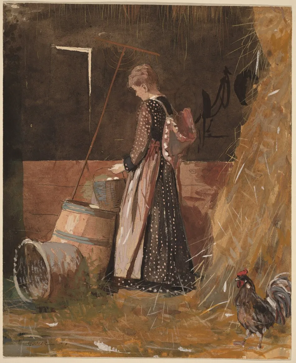 Fresh Eggs by Winslow Homer