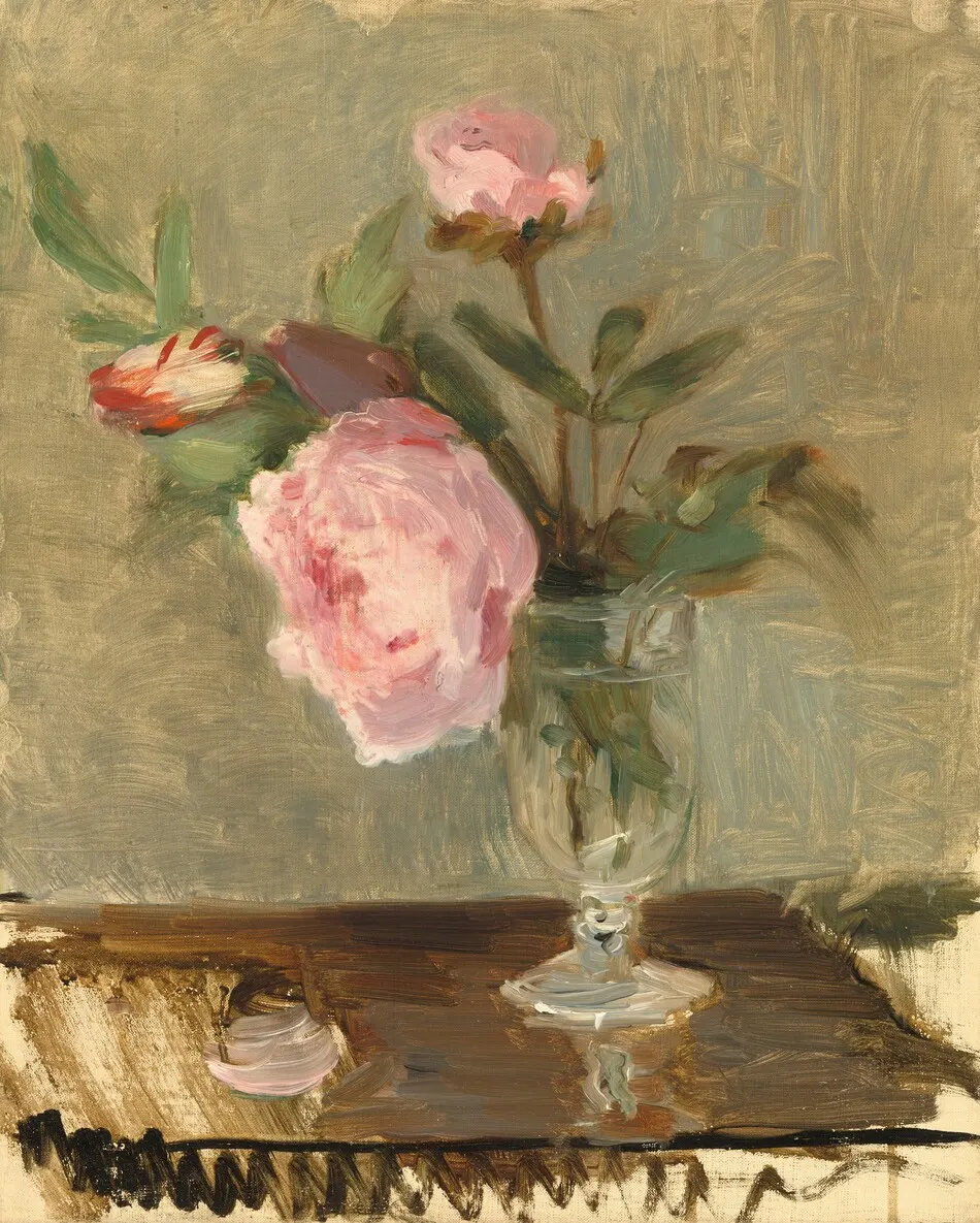Peonies by Berthe Morisot