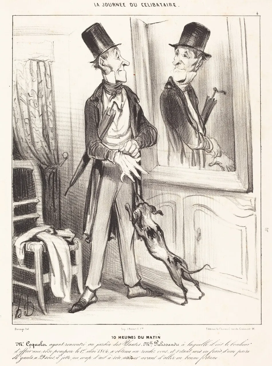 10 heures du matin by Honoré Daumier