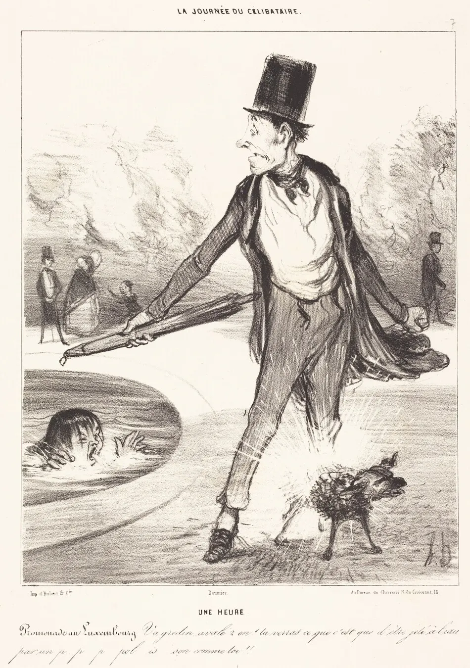 Une heure by Daumier, Honoré