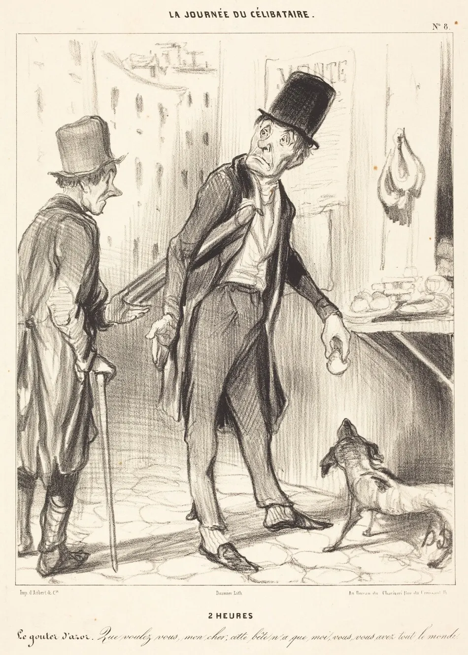 2 heures by Honoré Daumier