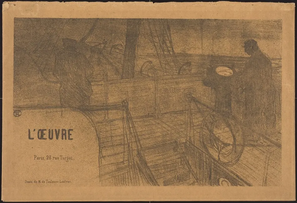 Prospectus Programme de l'Oeuvre by Henri de Toulouse-Lautrec