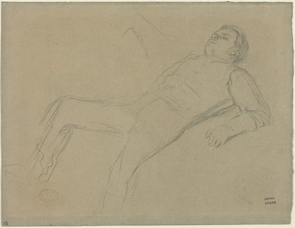 Fallen Jockey (study for "Scene from the Steeplechase: The Fallen Jockey") by Edgar Degas
