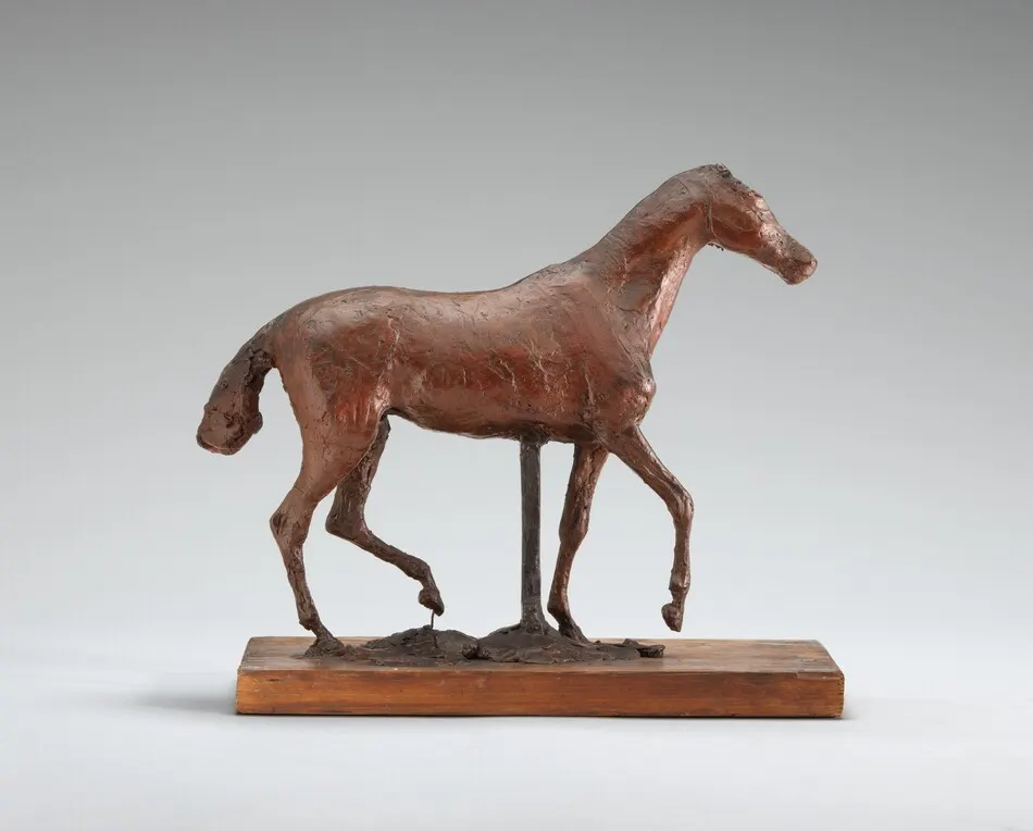 Horse Walking by Edgar Degas