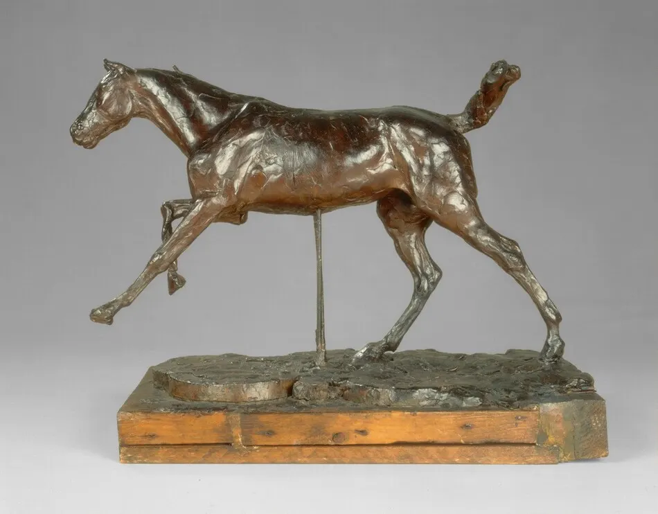 Horse Galloping on the Right Foot by Edgar Degas