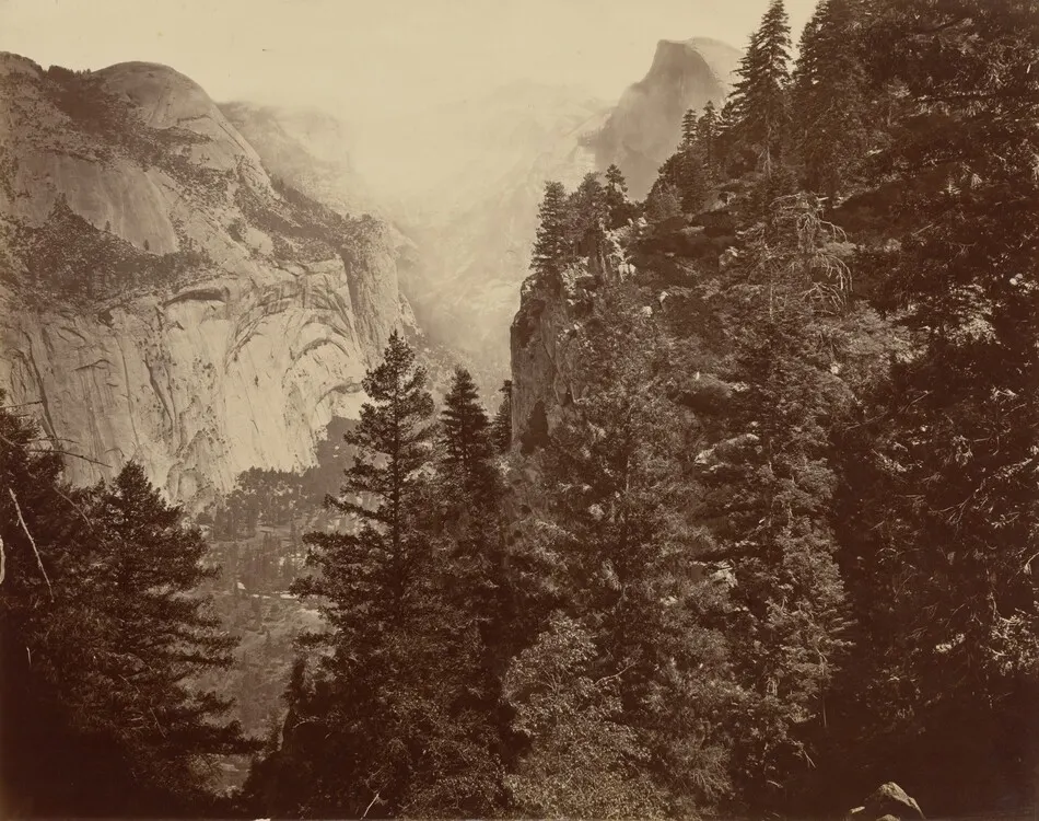 Tenaya Canyon from Union Point, Valley of the Yosemite by Eadweard Muybridge