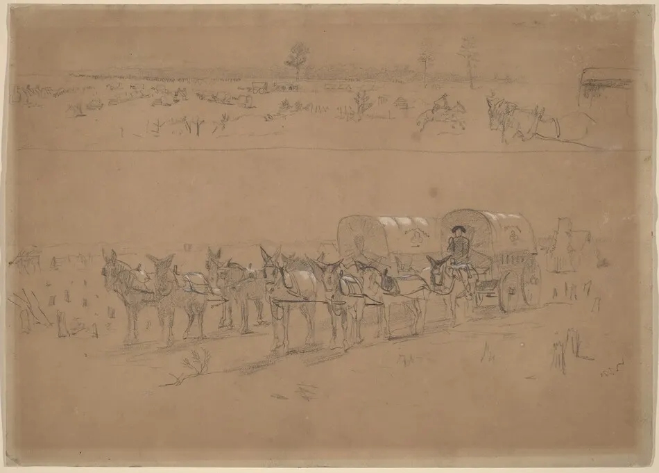 Supply Train by Winslow Homer