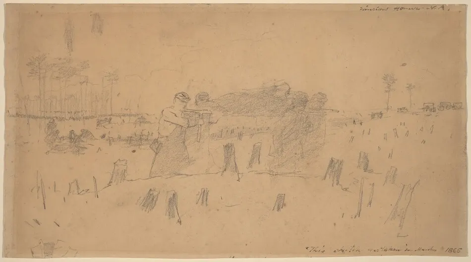 Carrying the Wounded by Winslow Homer