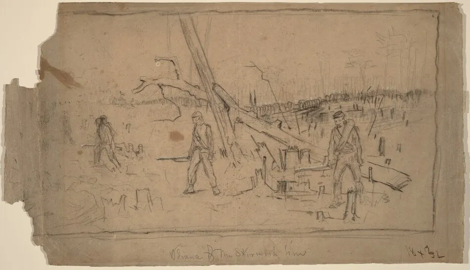 Advance of the Skirmish Line by Winslow Homer